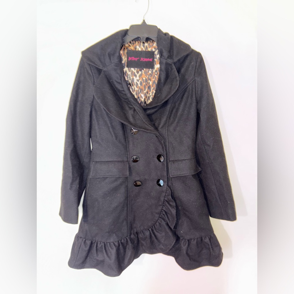 Betsey Johnson Wool Coat Women’s Size 8